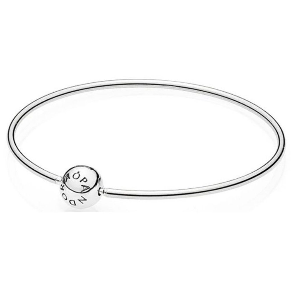 Authentic Pandora ESSENCE series 925 Sterling silver bangle bracelet